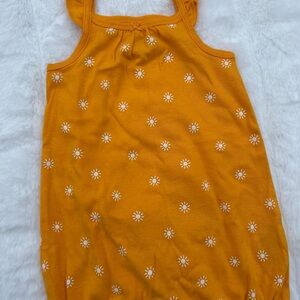 Carters Orange Sunny Baby Romper